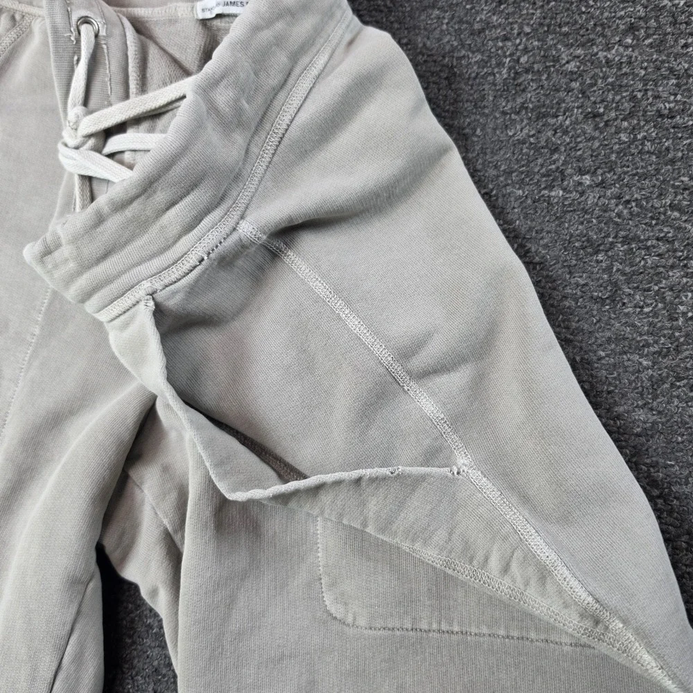 James Perse Standard Lounge Shorts Gray Mens 1 Small MOY4091 French Terry USA
